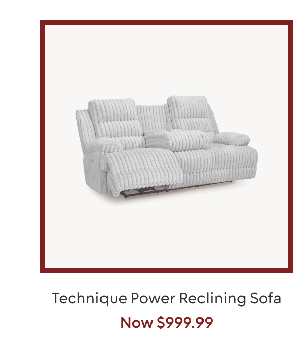 Technique Power Reclining Sofa
