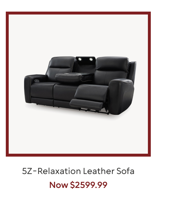 5Z-Relaxation Leather Sofa