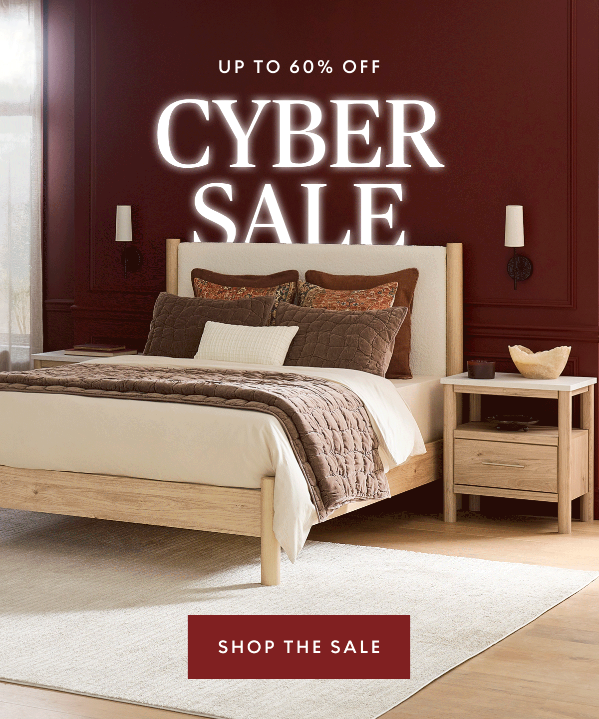 Up to 60% off cyber sale