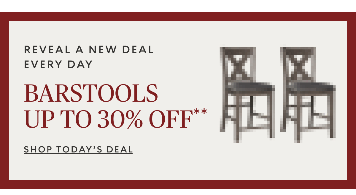 Barstools up to 30% off