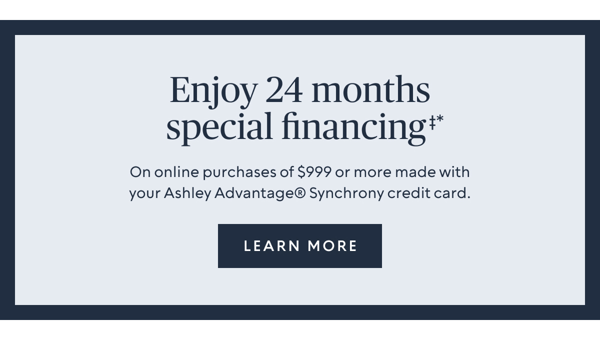 Enjoy 24 months special financing