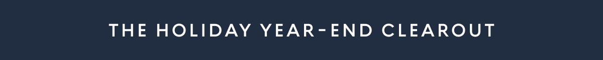 The Holiday year-end clearout