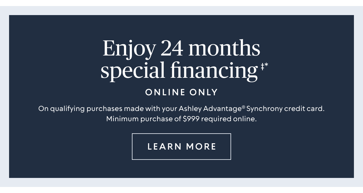 Enjoy 24 months special financing