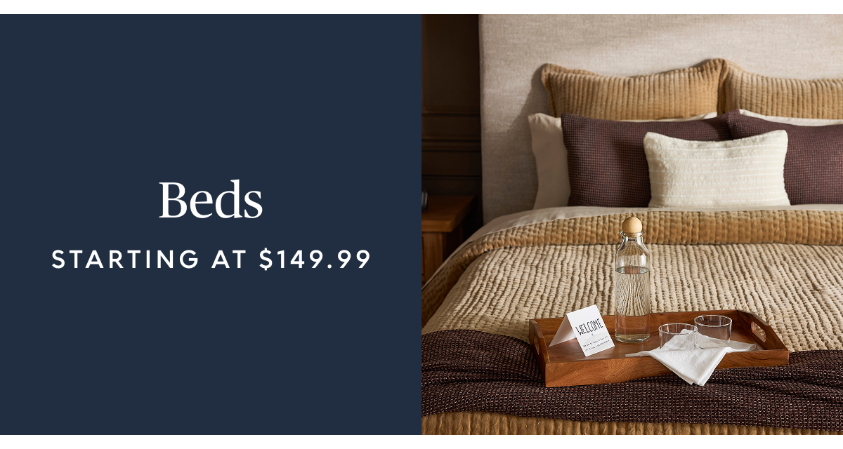 Beds starting at $149.99