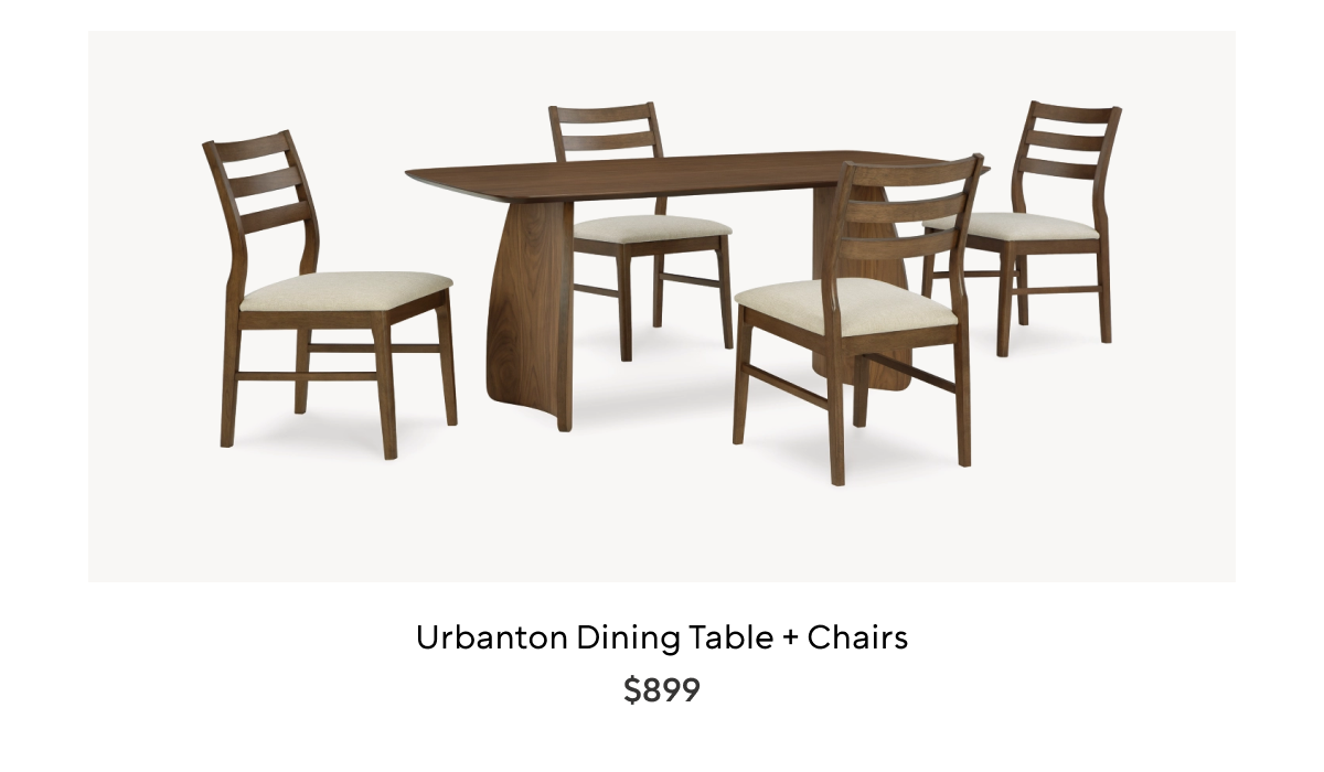 Urbanton Dining Table and 4 Chairs