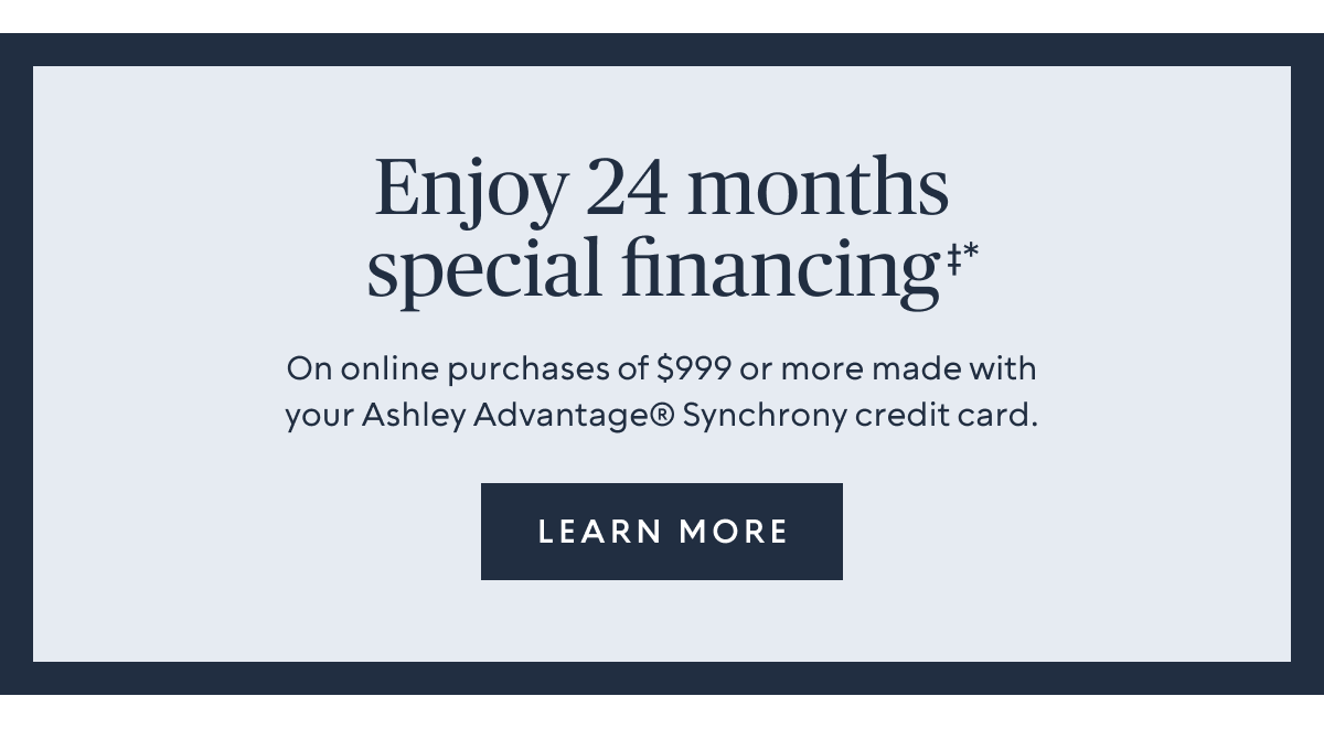 Enjoy 24 months special financing