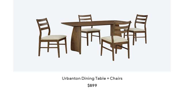 Urbanton Dining Table and 4 Chairs