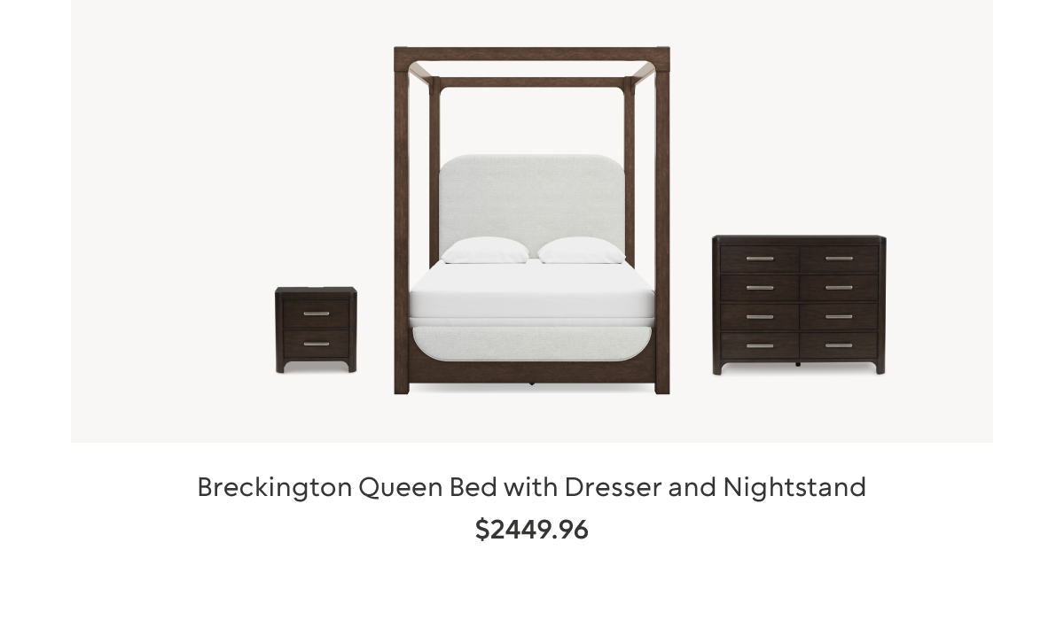 Breckington Queen Bed with Dresser and Nightstand