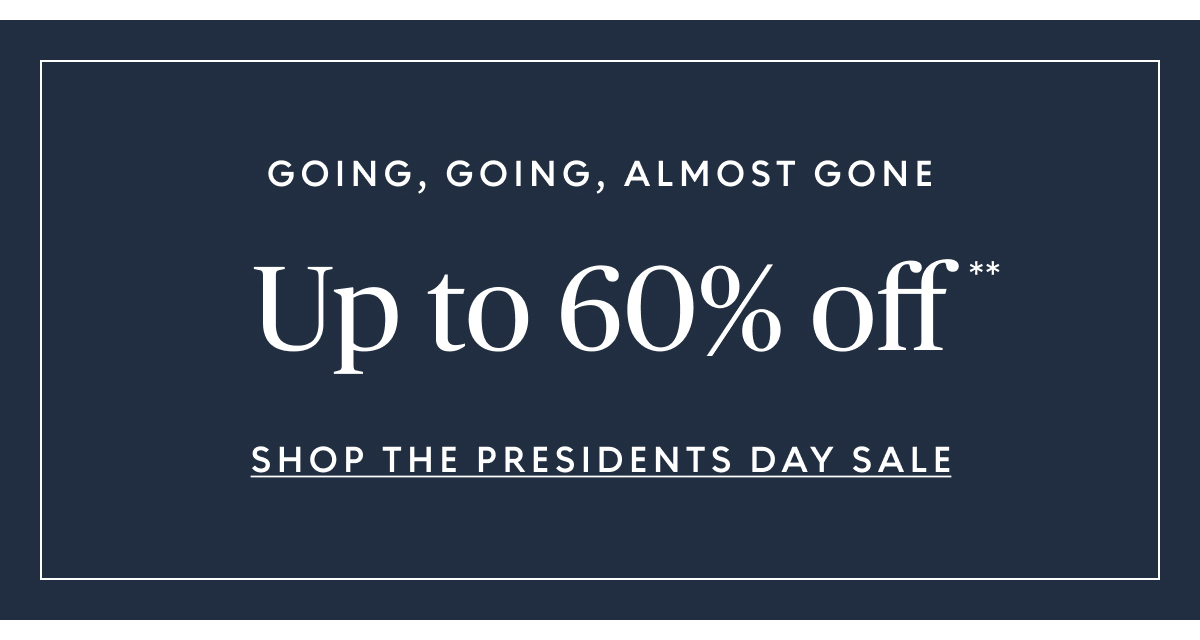 Up to 60% off