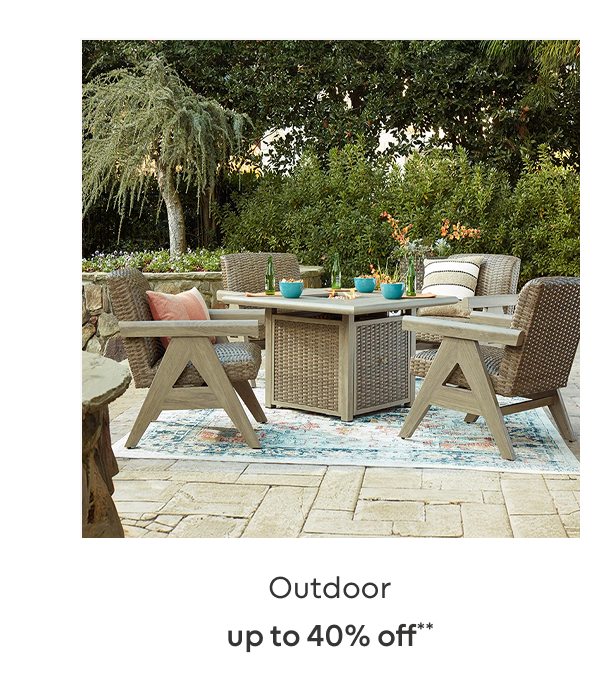 Outdoor up to 40% off**