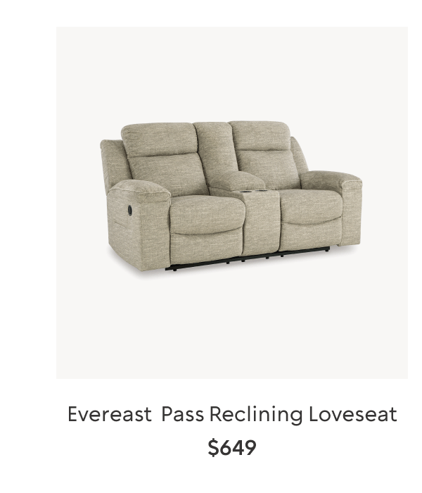 Evereast Pass Reclining Loveseat
