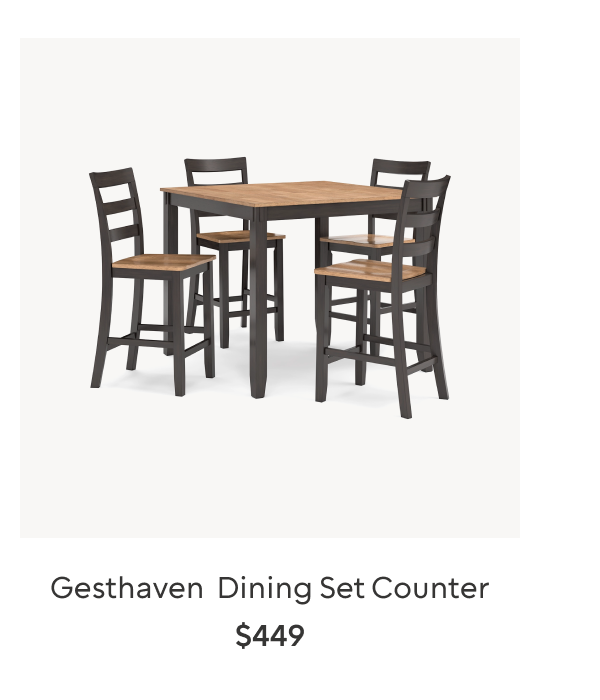 Gesthaven Counter Height Dining Table 