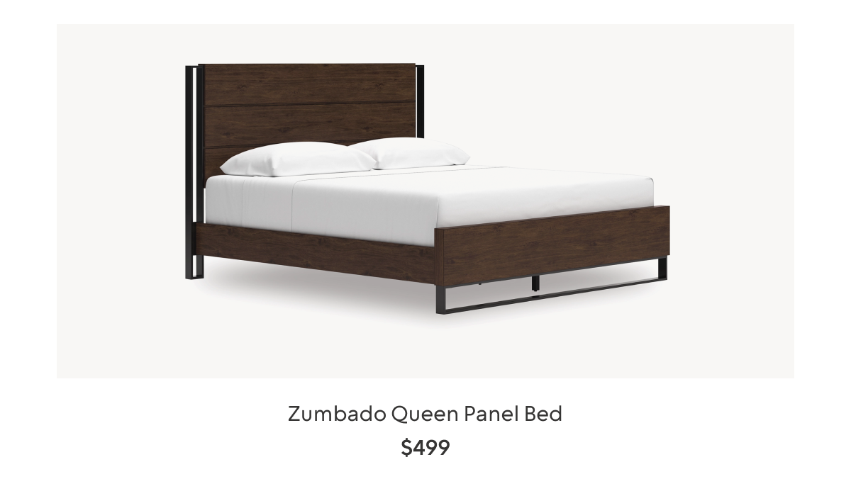 Zumbado Queen Panel Bed