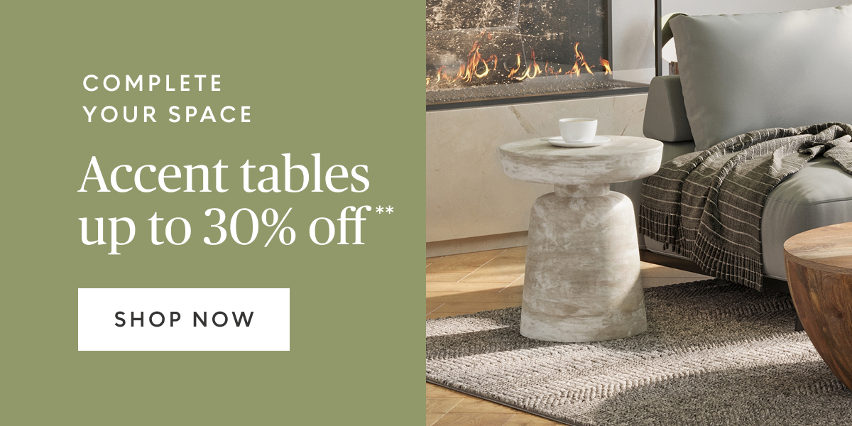 Accent tables up to 30% off