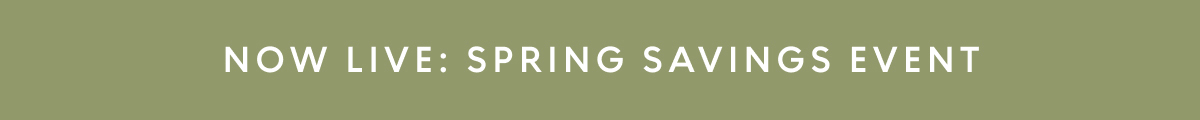 Spring Savings Event