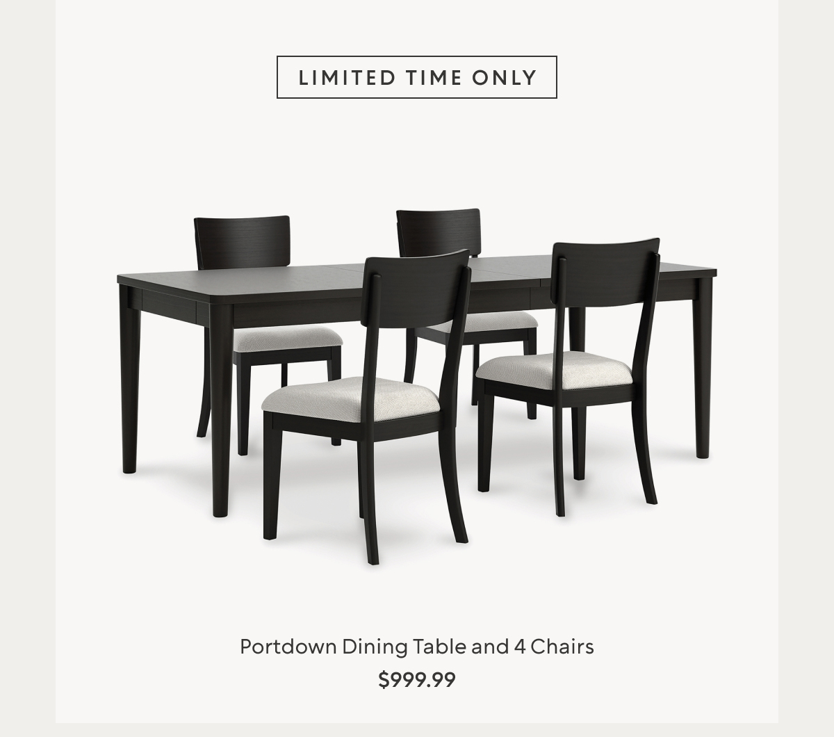 Portdown Dining Table and 4 Chairs