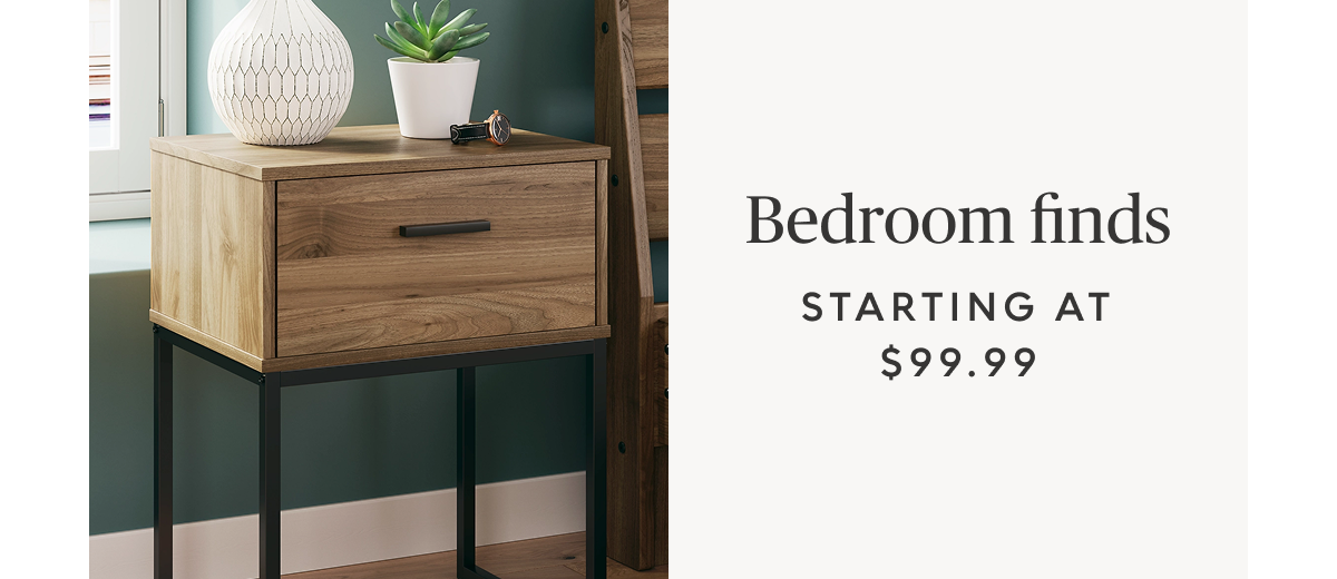Bedroom starting at $99.99