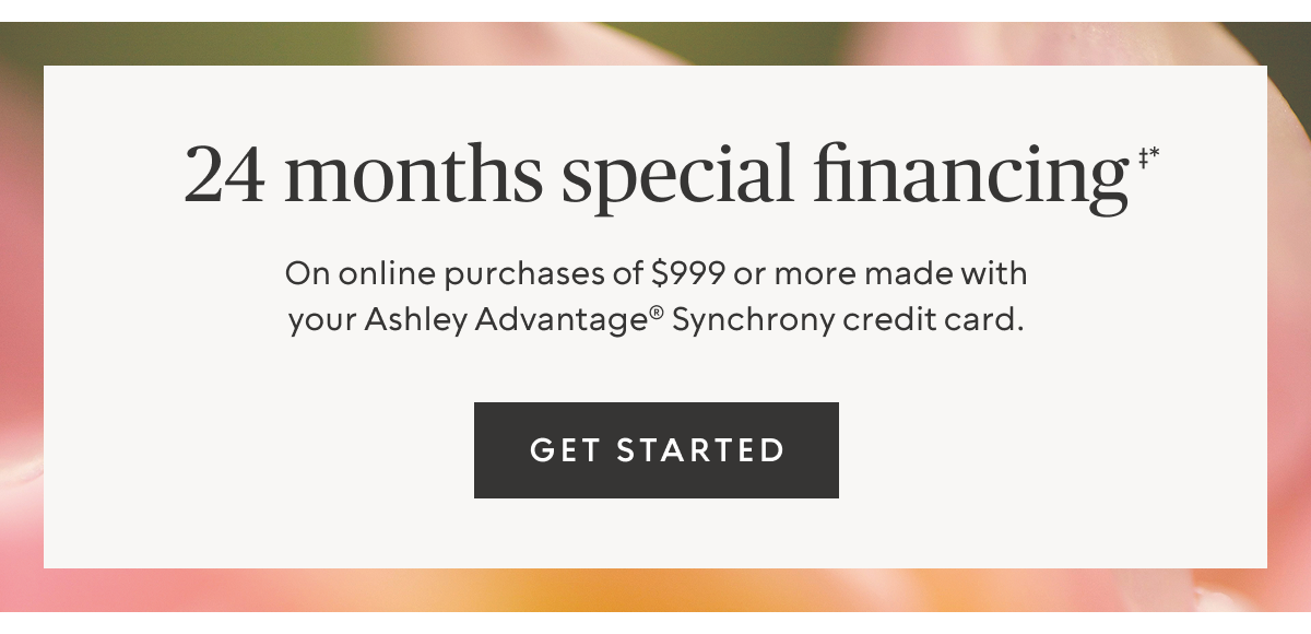 24 months special financing, $999 min
