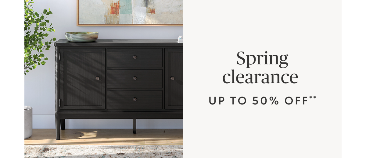 Spring clearance