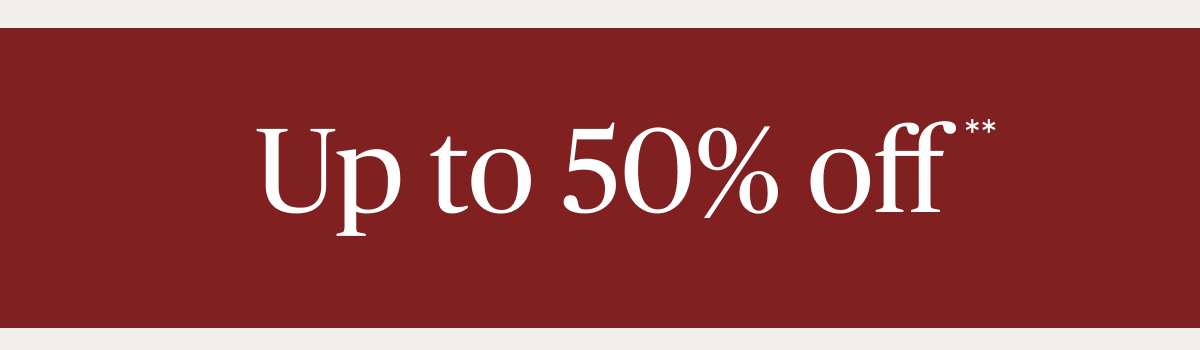 Up to 50% off