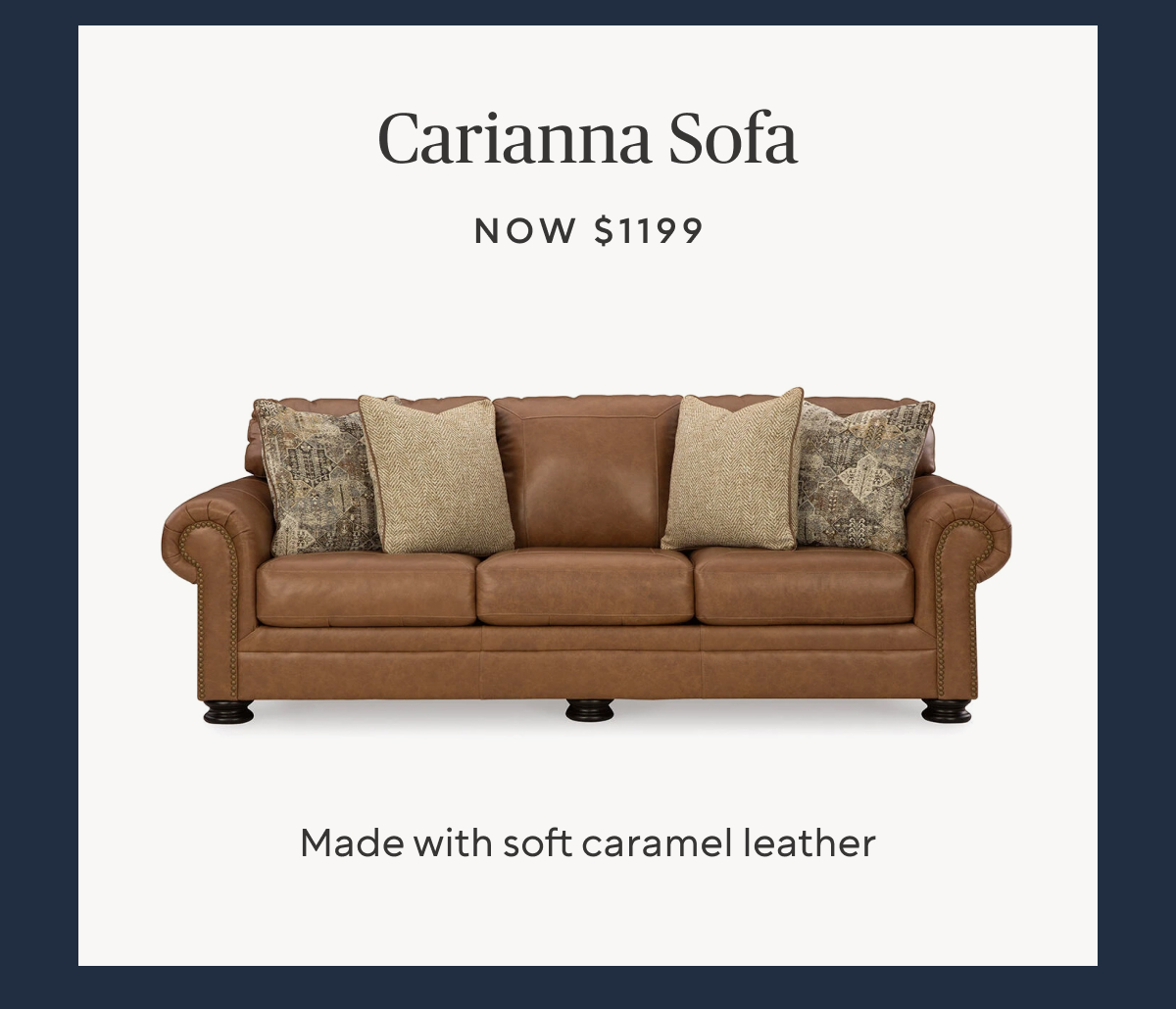 Carianna Leather Sofa