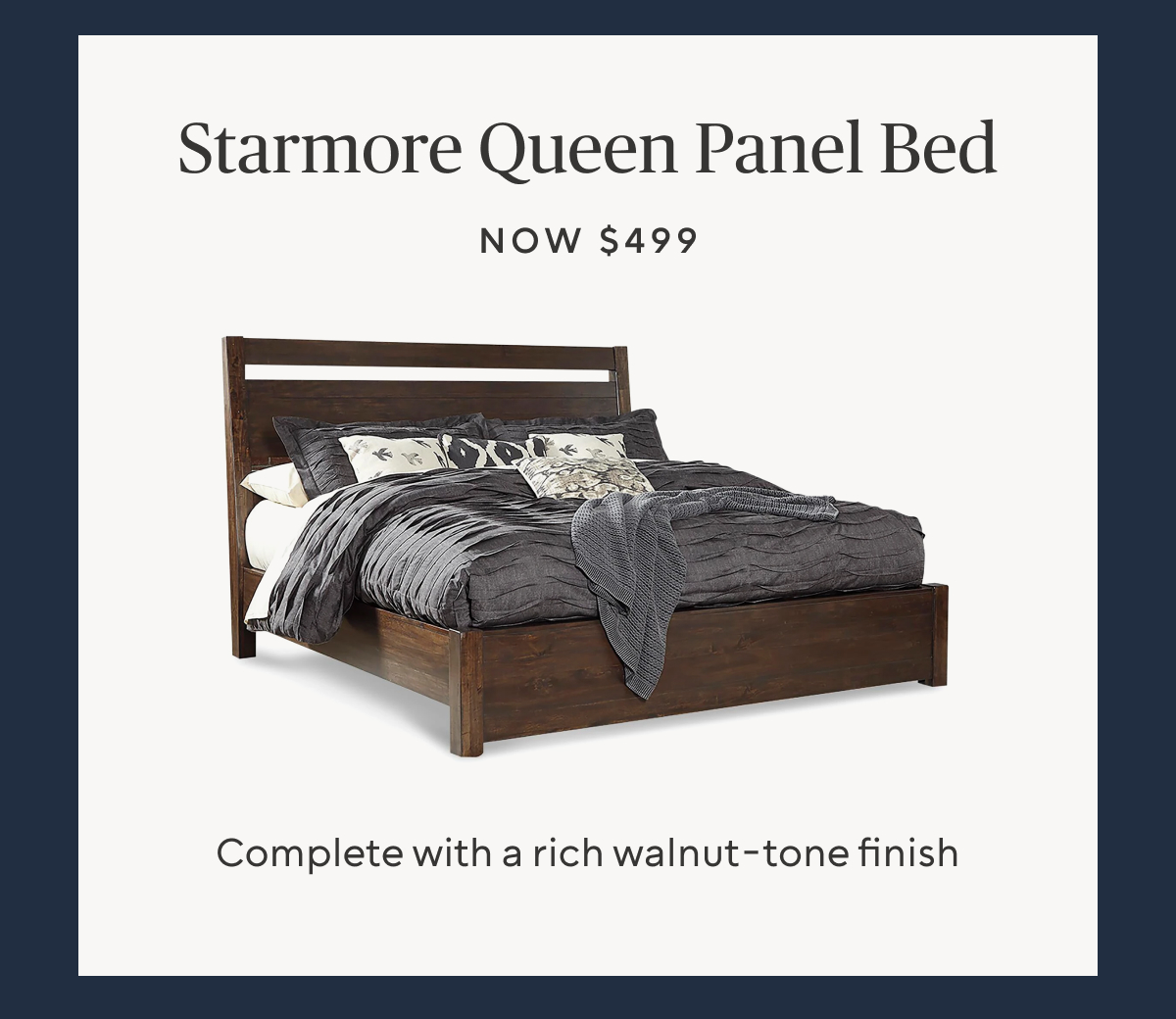 Starmore Queen Panel Bed