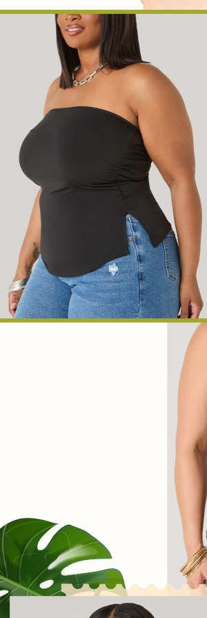 Ruched Tube Top