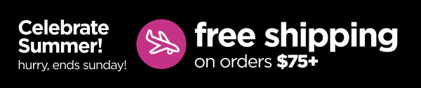 Online only. Free shipping on orders $75+