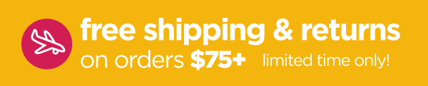 Online only. Free shipping and returns on orders $75+