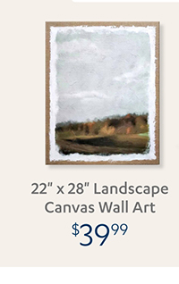 22" x 28" Landscape Canvas Wall Art