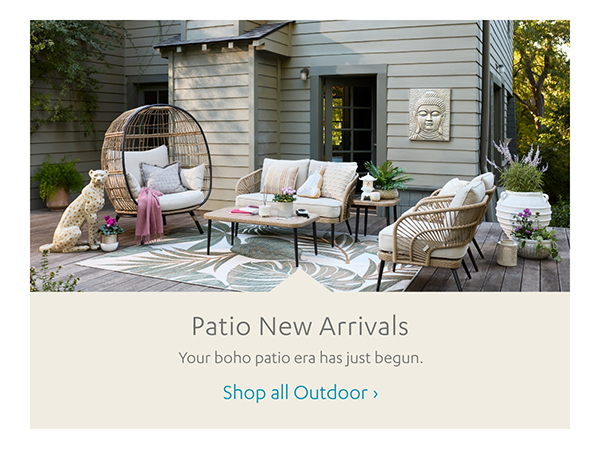 Patio New Arrivals | Shop All Outdoor >