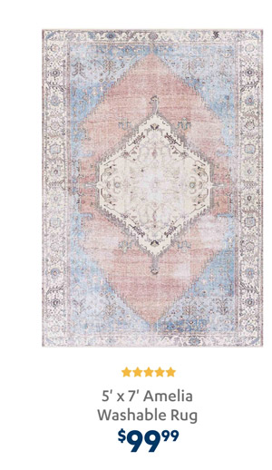 5' x 7' Amelia Washable Rug
