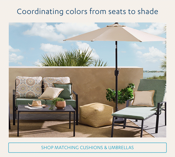 Shop Matching Cushions & Umbrellas >