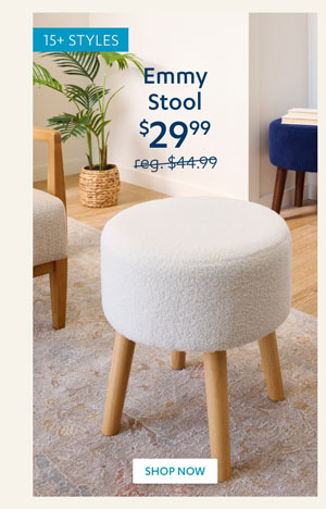 Emmy Stool - Insider Perks Price - Shop Now 