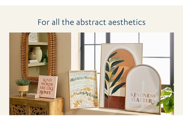 For all the abstract aesthetics