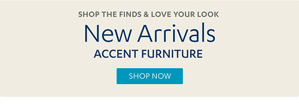Accent Furniture New Arrivals | Shop Now >