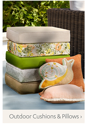 Outdoor Cushions & Pillows >