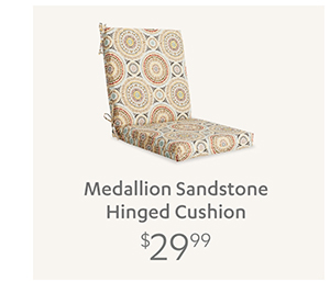 Medallion Sandstone Hinged Cushion