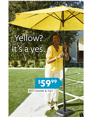 9ft Crank & Tilt Umbrella