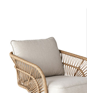 Swivel Armchair w/ Cushions