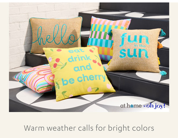 Warm weather calls for bright colors