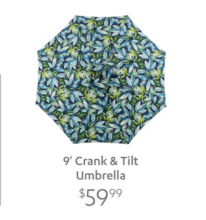 9' Crank & Tilt Umbrella
