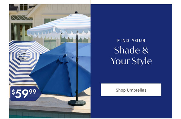 Find Your Shape & Your Style - Shop Umbrellas