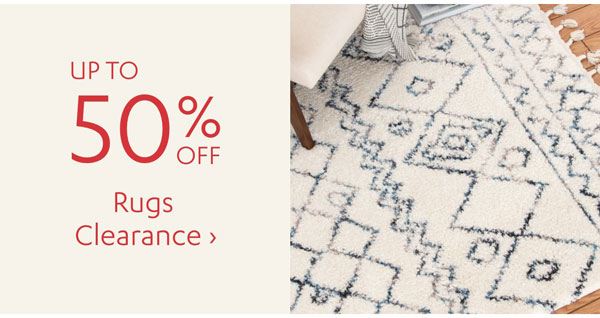 Up to 50% OFF Rugs Clearance - Shop Clearance