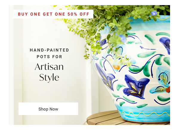Hand-Painted Pots
