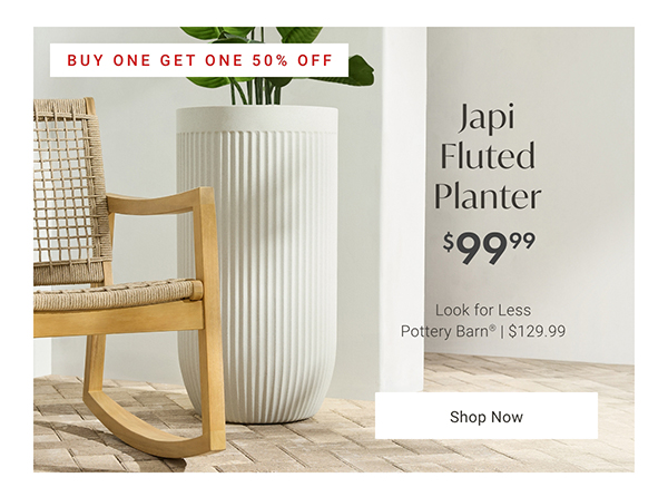 Japi Fluted Planter