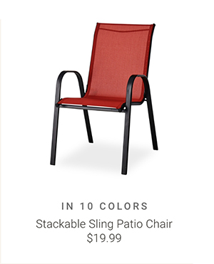 Stackable Sling Patio Chair