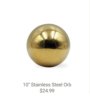 10" Stainless Steel Orb