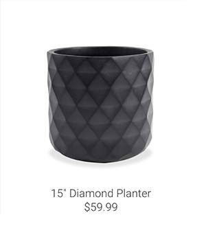 15" Diamond Planter