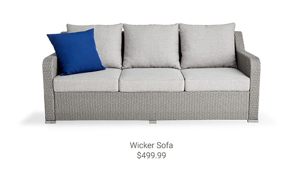 Wicker Sofa